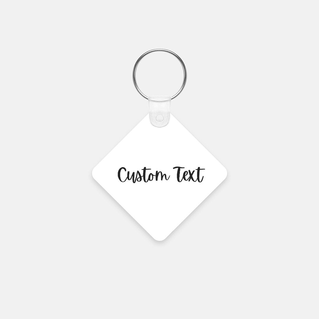 Custom Text - Key Chain (Square)