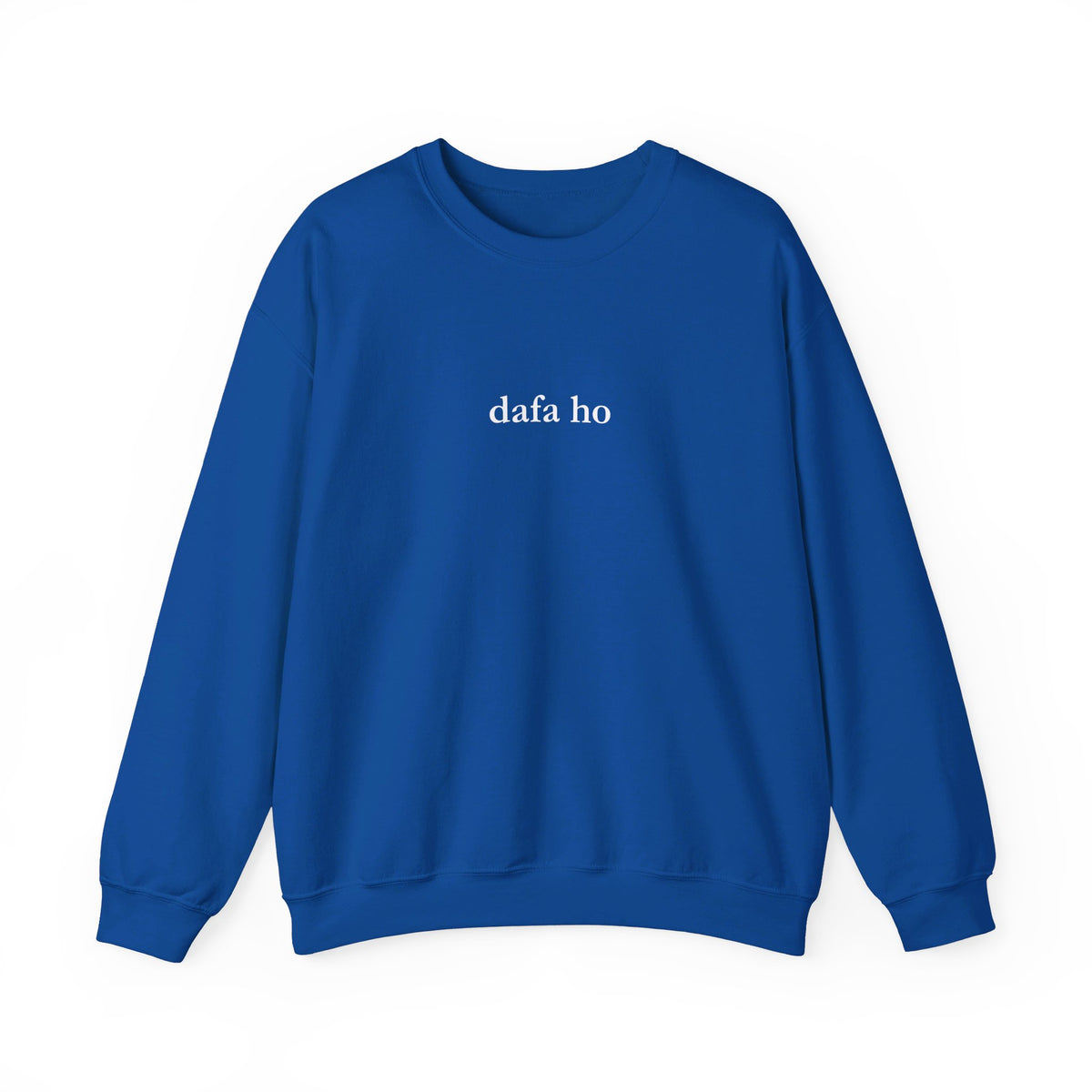 Dafa Ho Royal Blue Crewneck