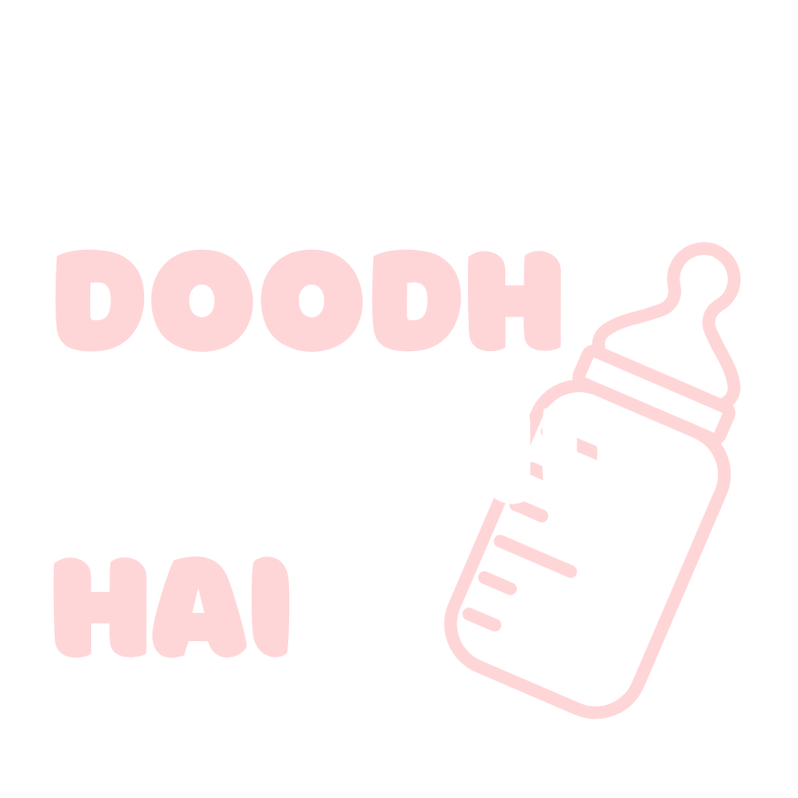 "Baby Ko Doodh Pasand Hai" Onesie - Black