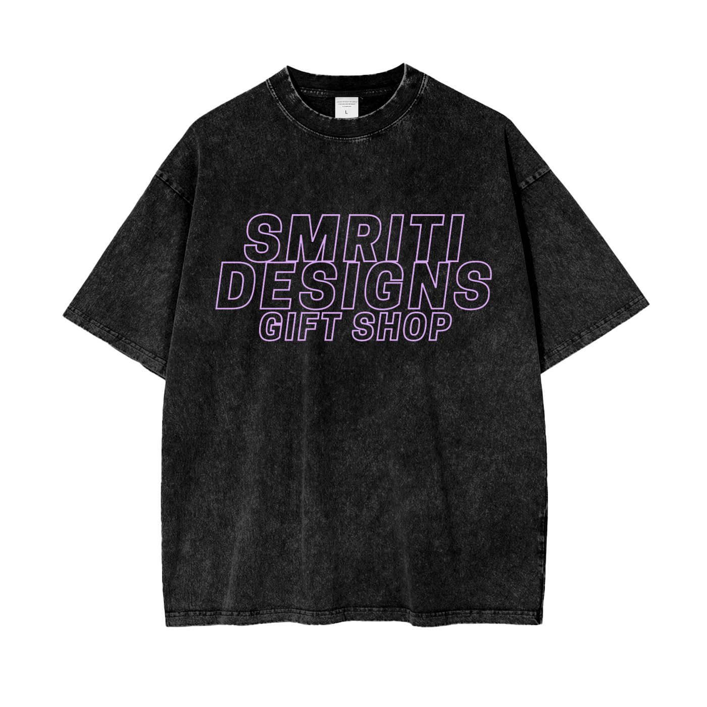 Smriti Designs Oversized Snow Washed T-Shirt