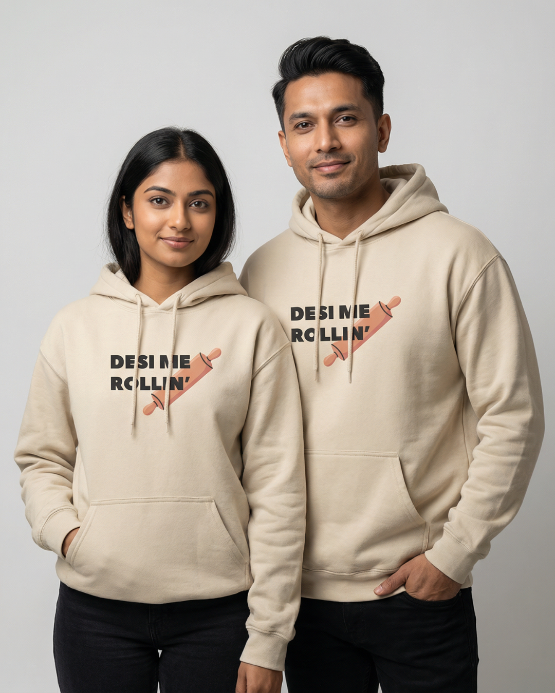 Desi Me Rollin' (Pin) Hoodie