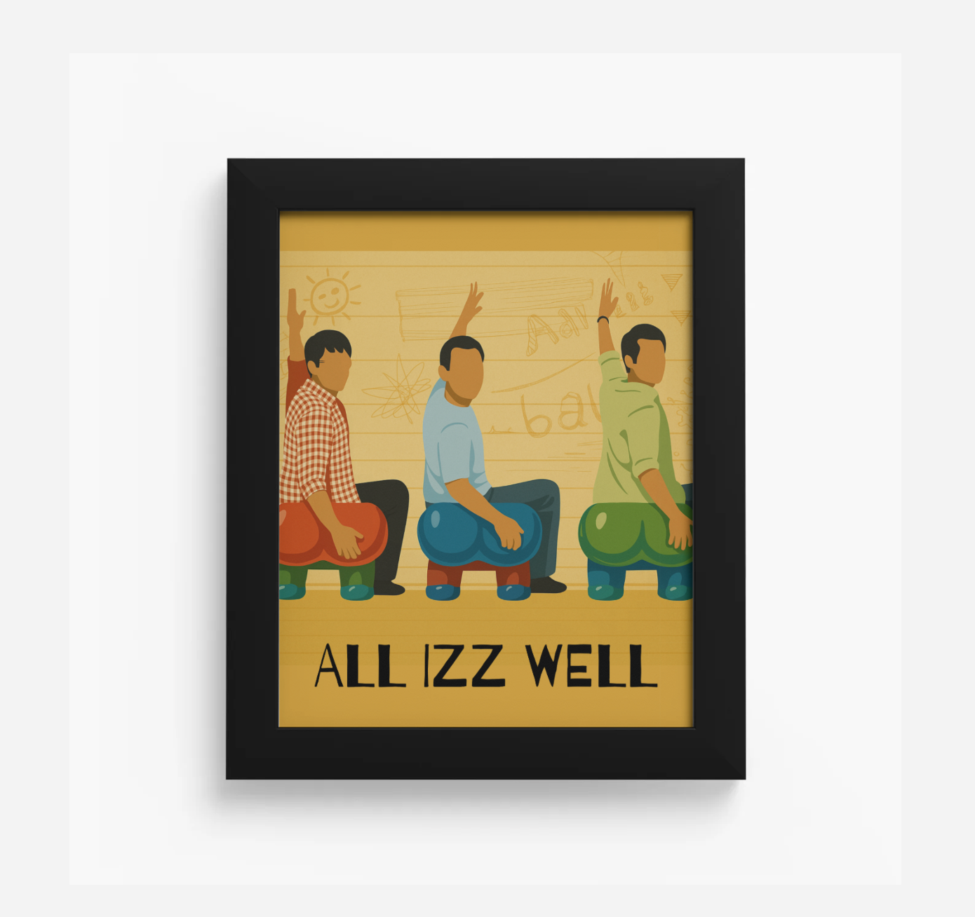 “All Izz Well” 8x10 Framed Print