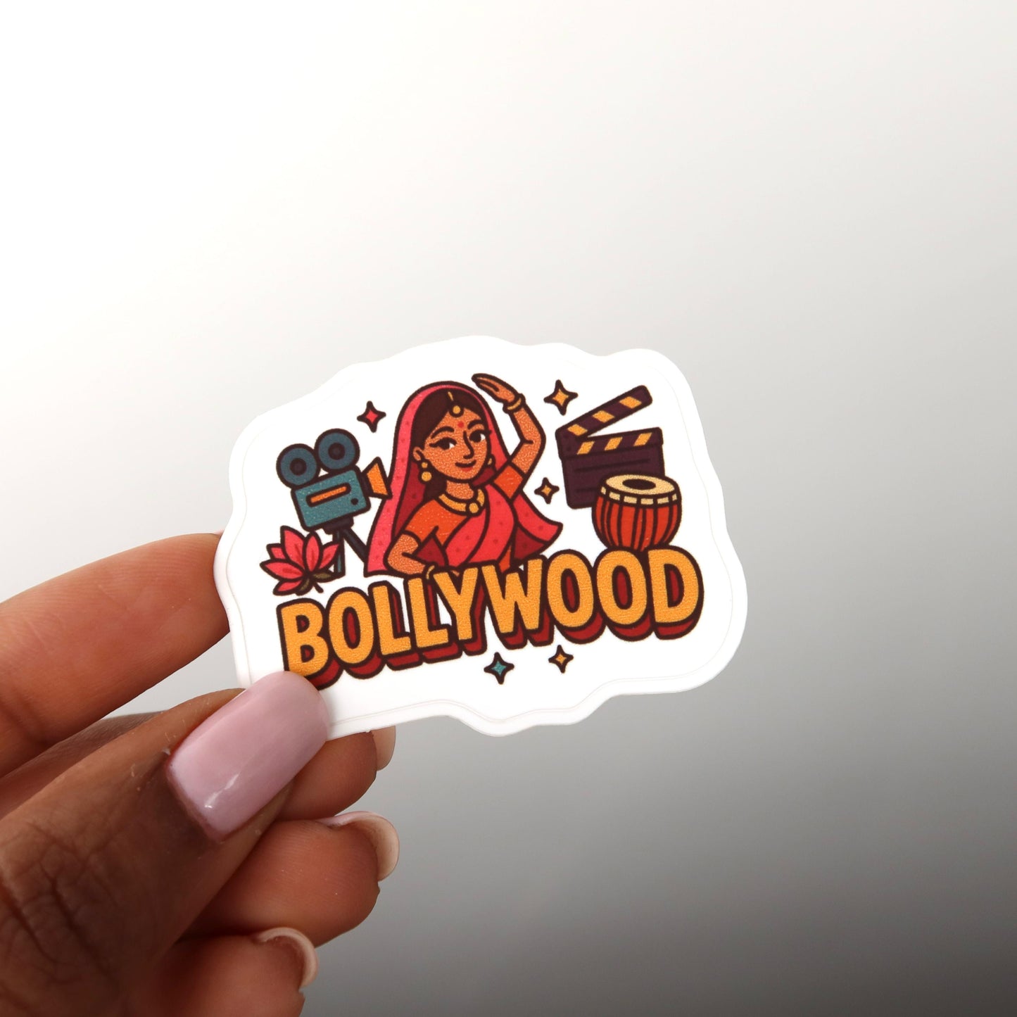 Bollywood 2x2 Sticker