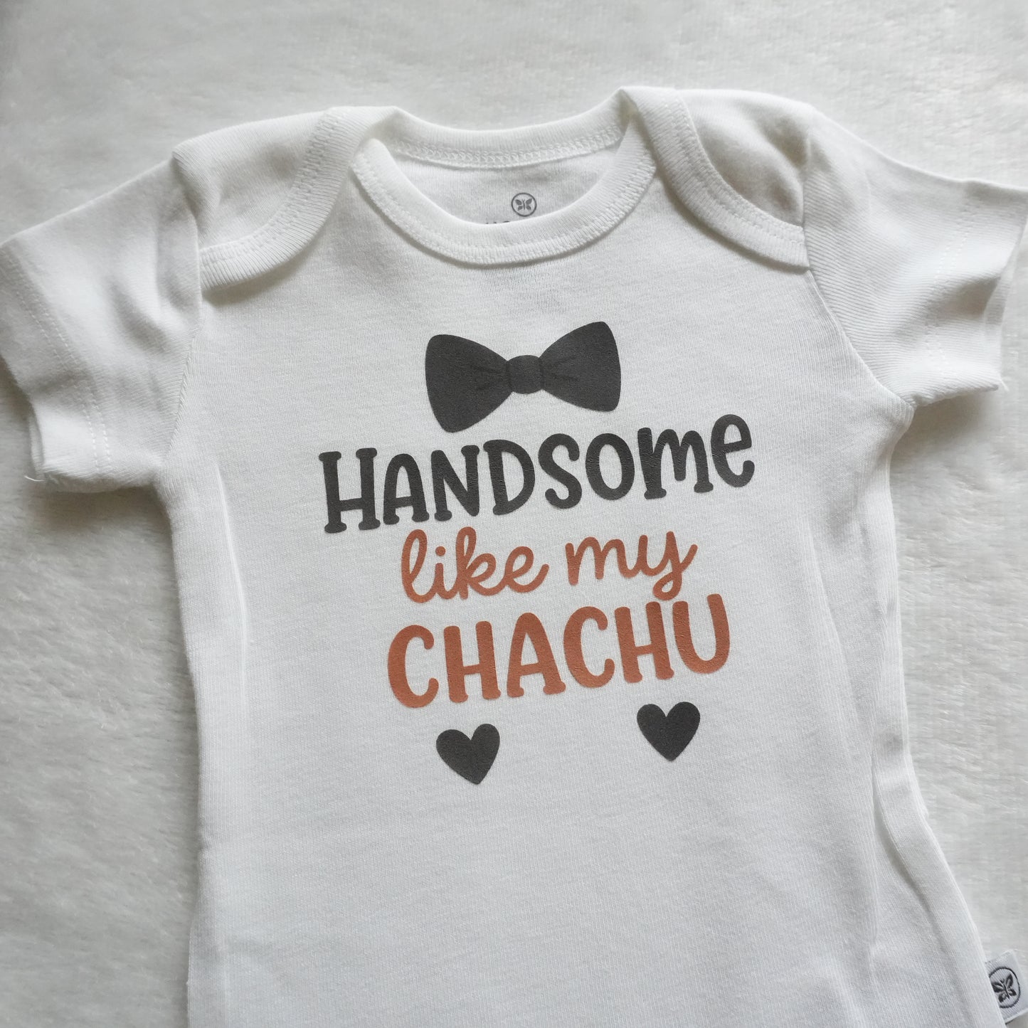 Handsome Like My Chachu Baby Onesie