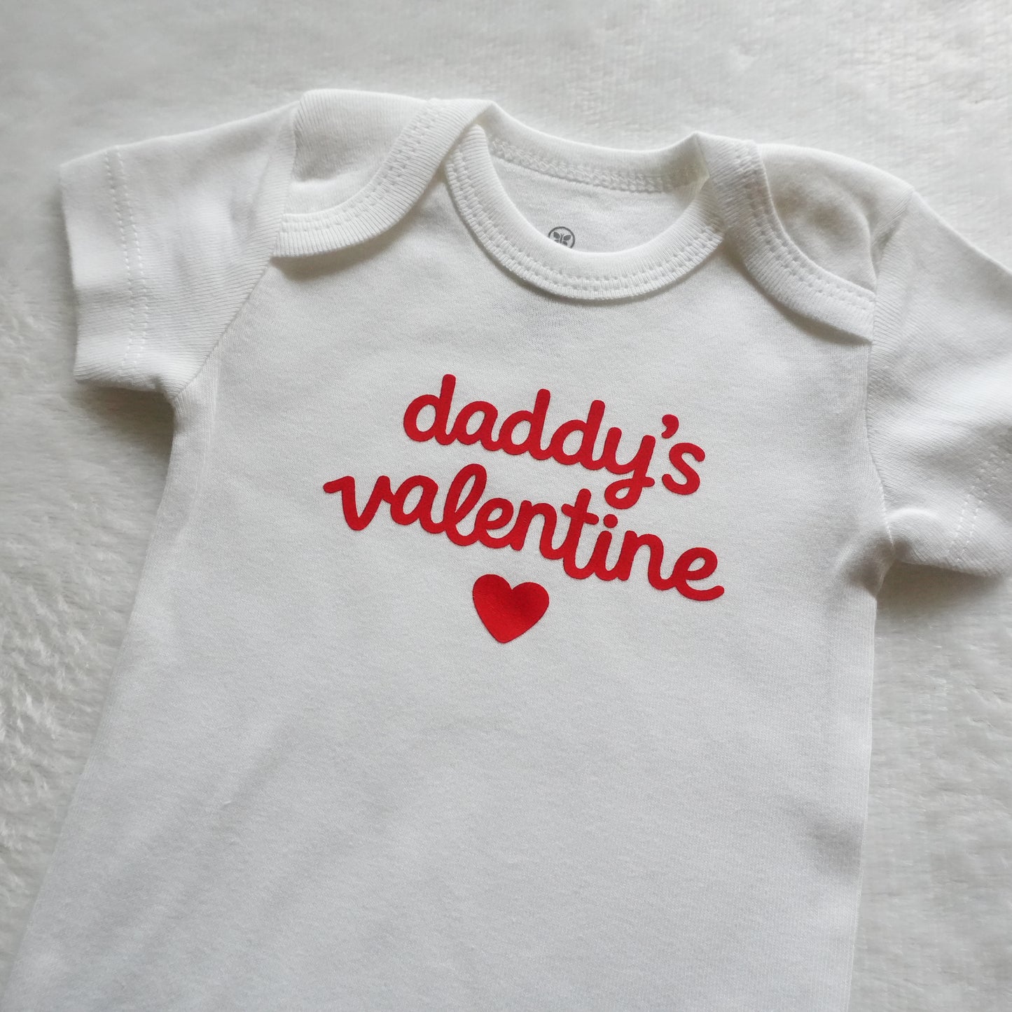 Daddy's Valentine Baby Onesie (newborn)