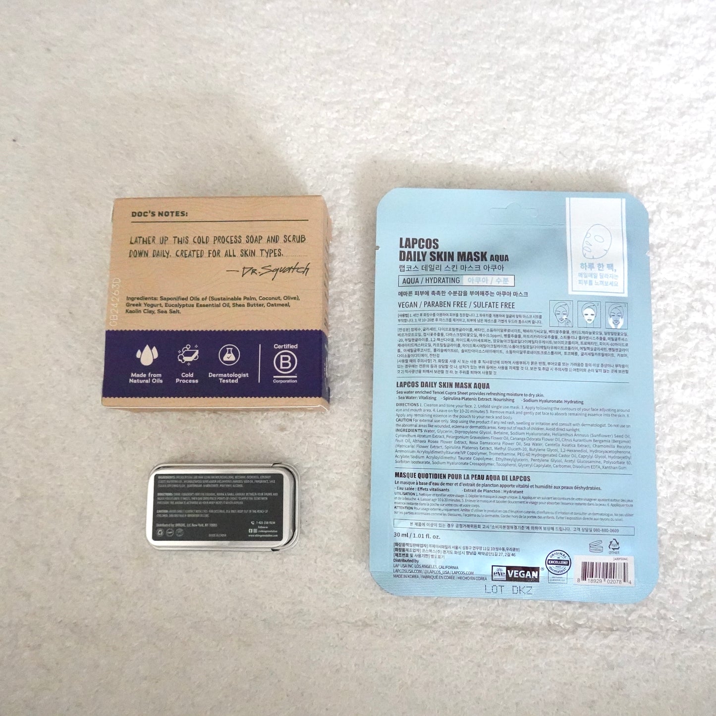 Cool Calm Collected Men's Bundle – Eucalyptus Soap + Aqua Mask + Clary Sage Cologne