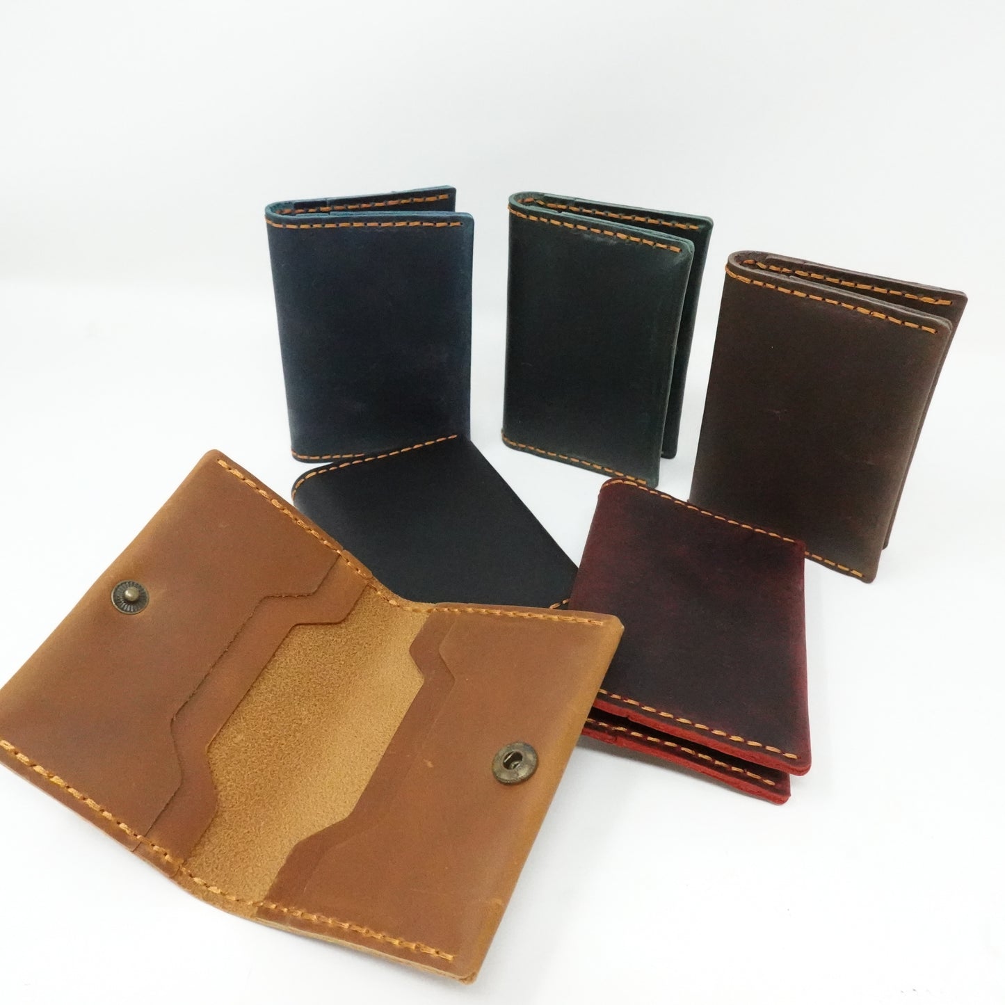 Genuine Leather Slim Card Case Wallet