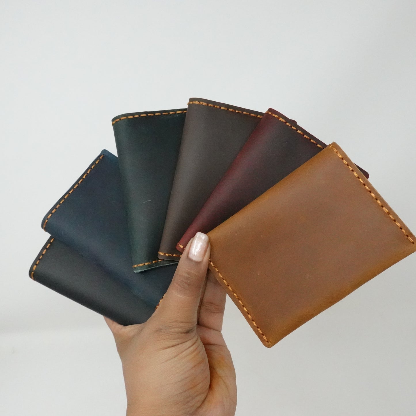 Genuine Leather Slim Card Case Wallet