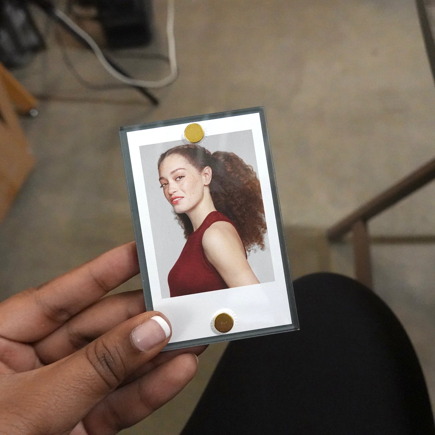 Instax Mini Frame Thick Magnetic - Teal Green
