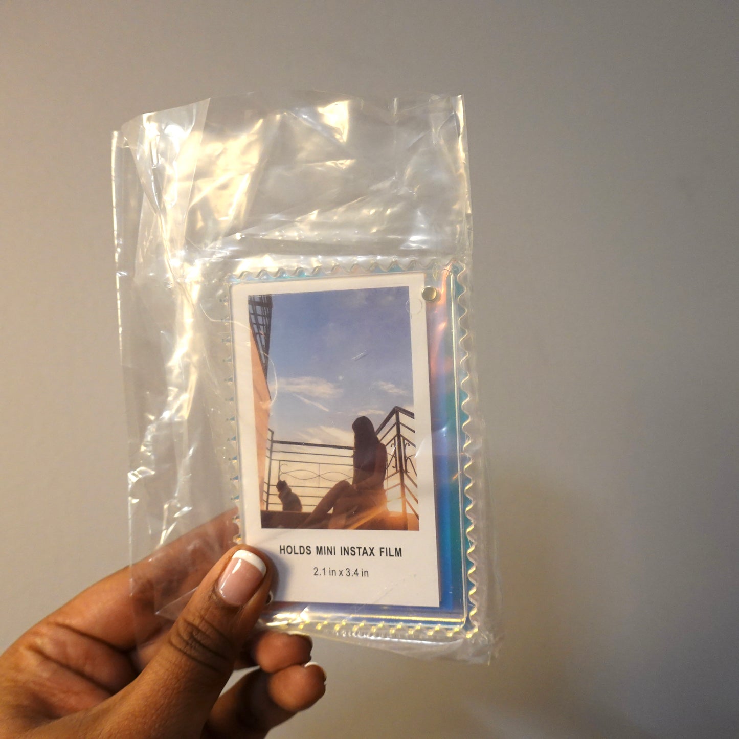 Instax Mini Frame Acrylic Magnetic - Iridescent