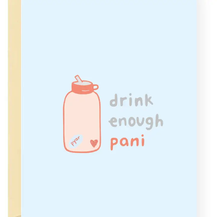 Drink Pani Greeting Card