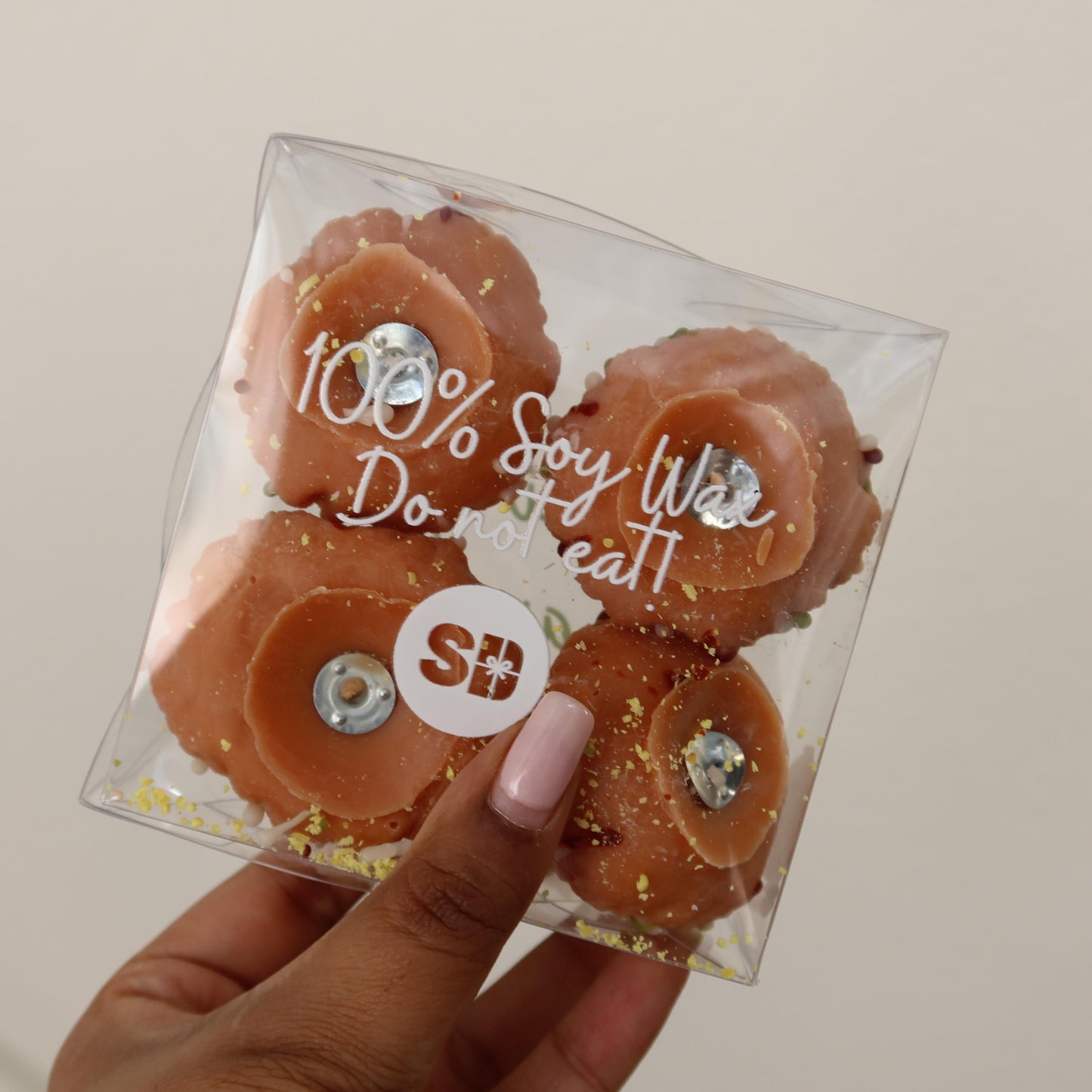Dahi Puri Unscented Soy Wax Candles – Set of 4