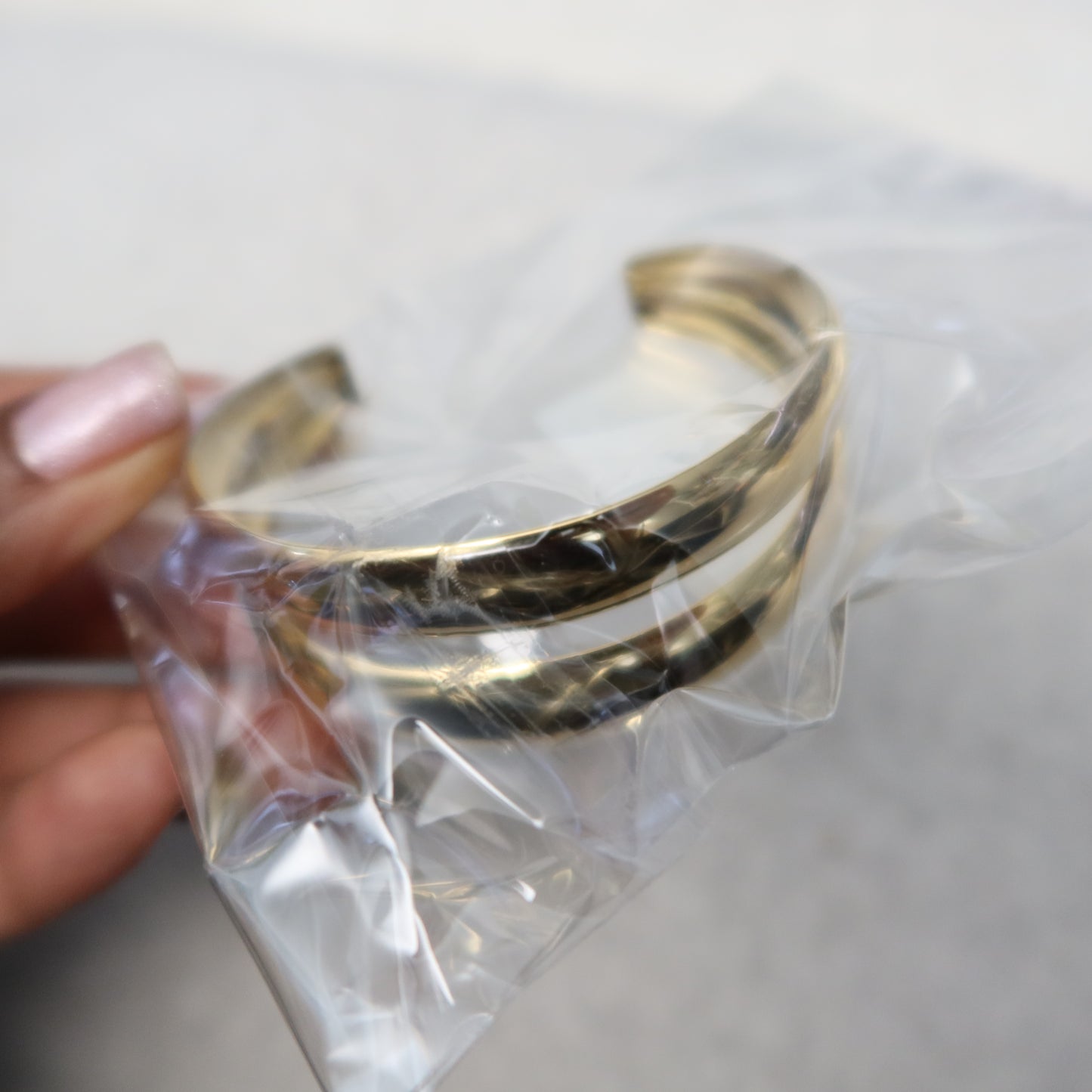 Ronan 18K Gold Non-Tarnish Layered Round Bangle - Yellow Gold