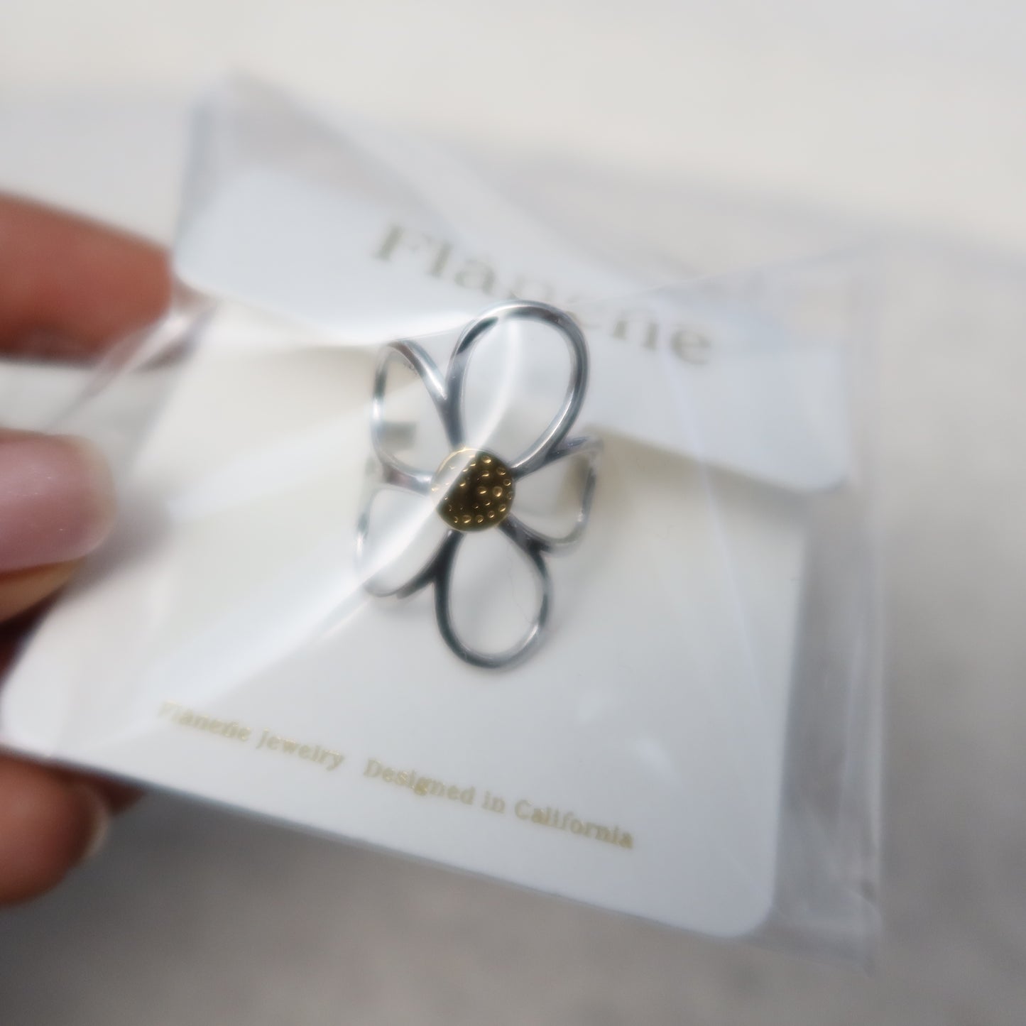 Isolde 18K Non-Tarnish Large Floral Ring - Multi-colored