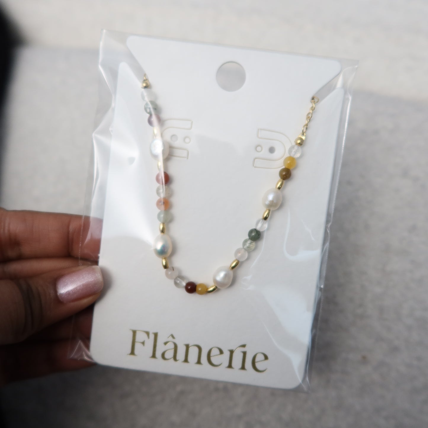 18K Non-Tarnish Bohemian Stone and Bead Bracelet - Jolin Rose