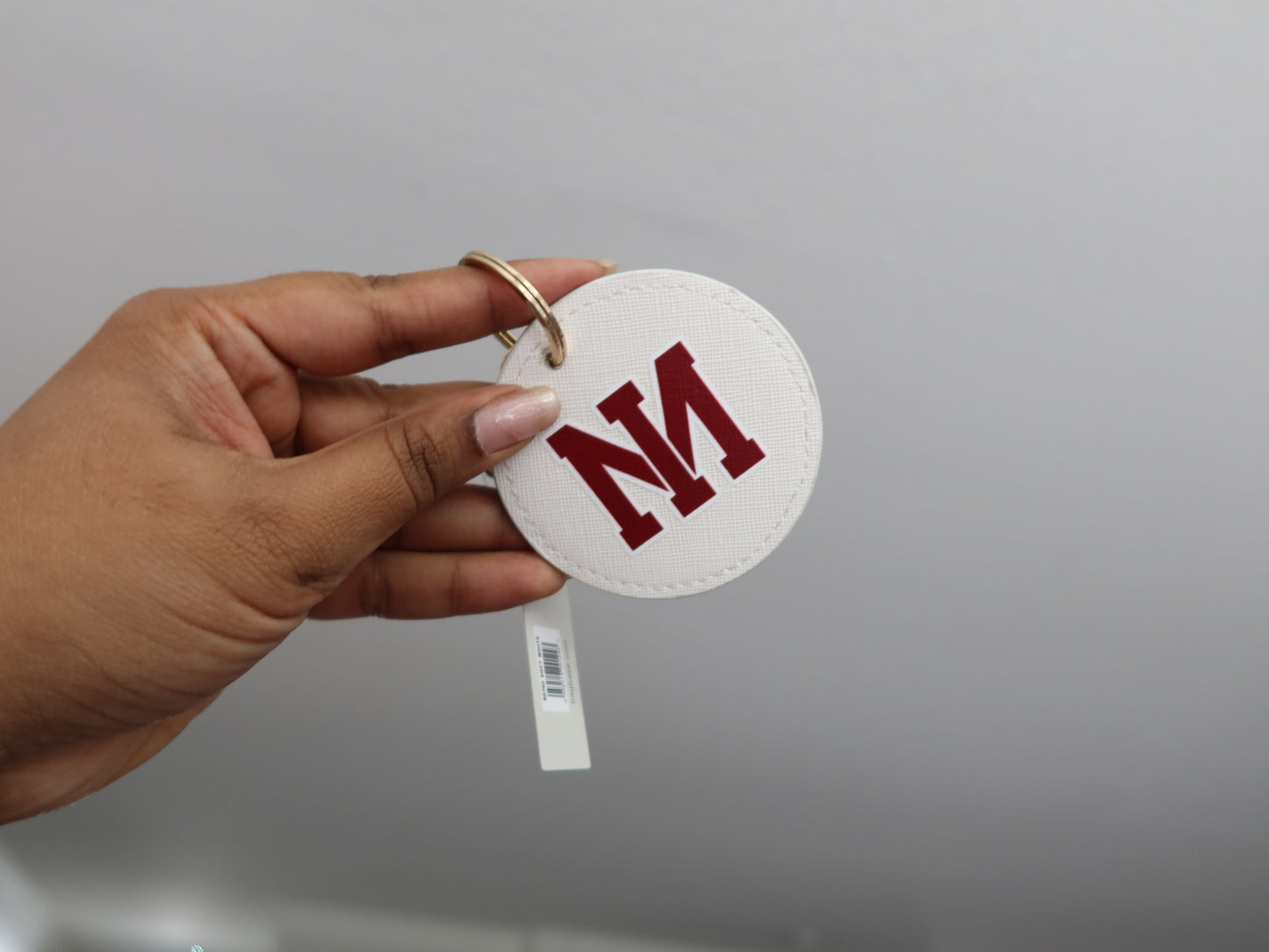 MI Keychain - White Circle