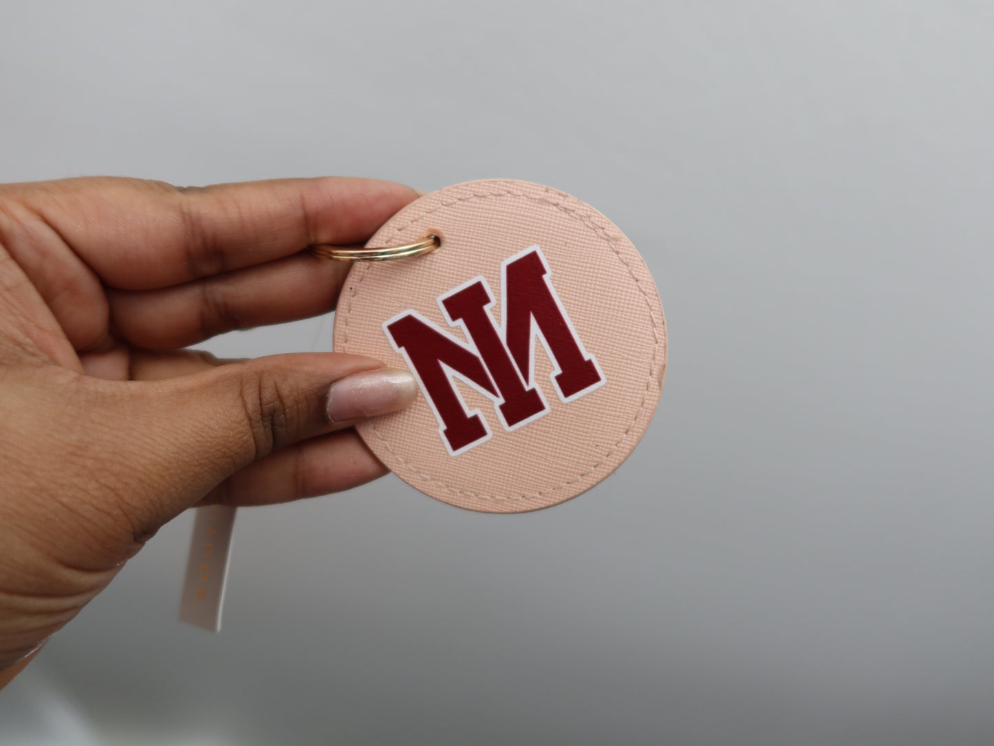 MI Keychain - Pink Circle