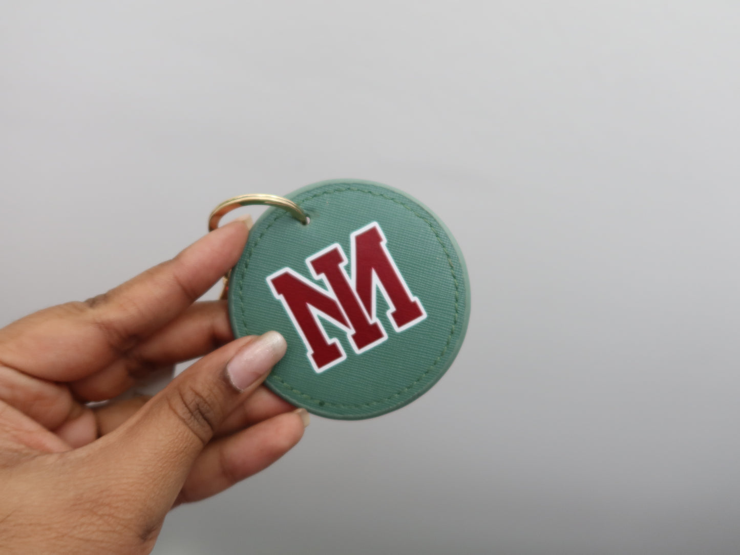 MI Keychain - Green Circle