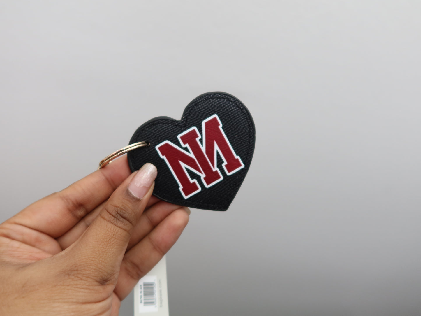 MI Keychain - Black Heart