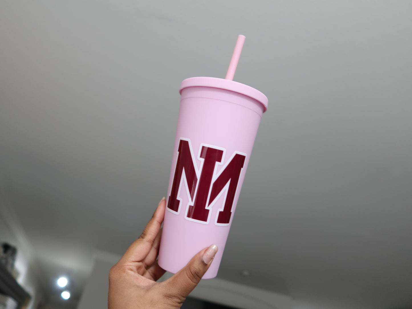MI Pink Pastel Tumbler