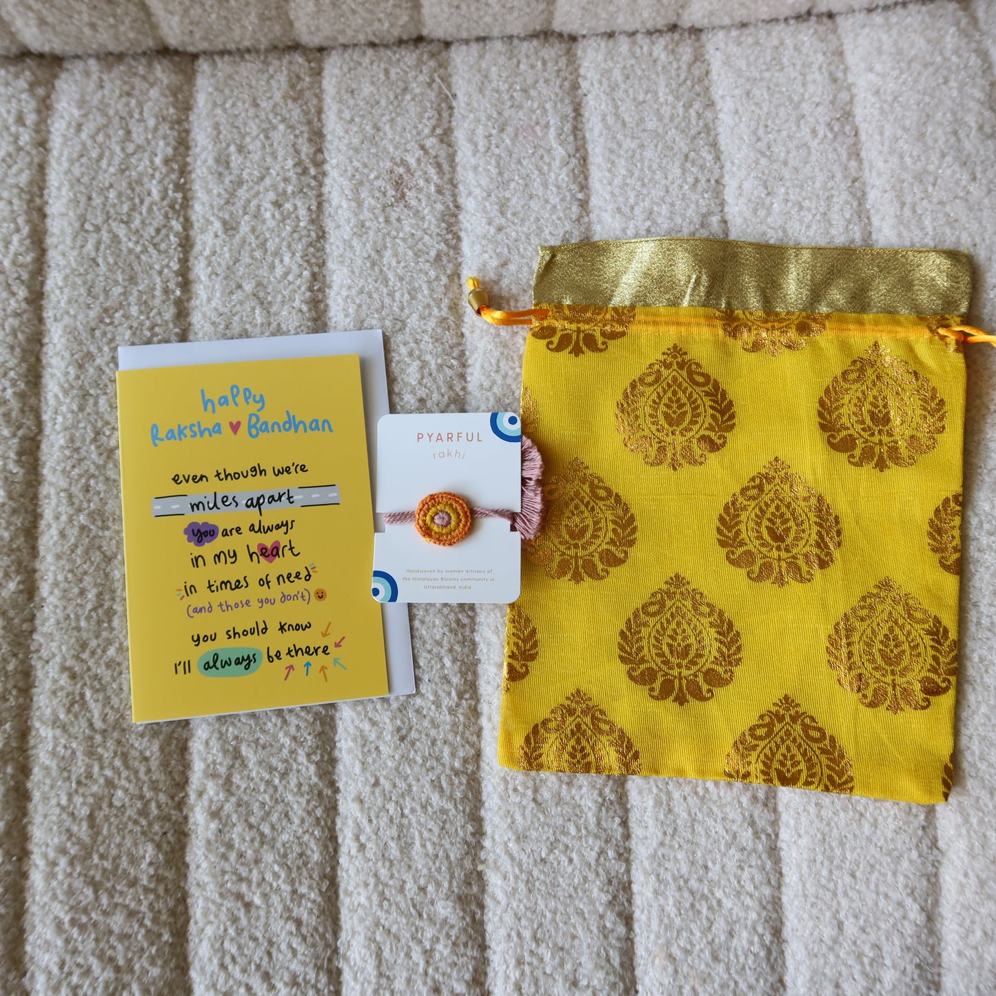 Miles Apart, Always in Heart Rakhi Bundle