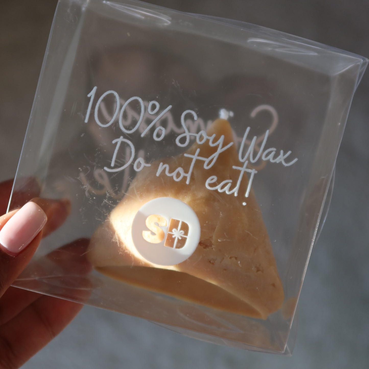 Samosa Candle – Handmade Soy Wax with Ginger & Spice Scent (2.9 x 3 inch)