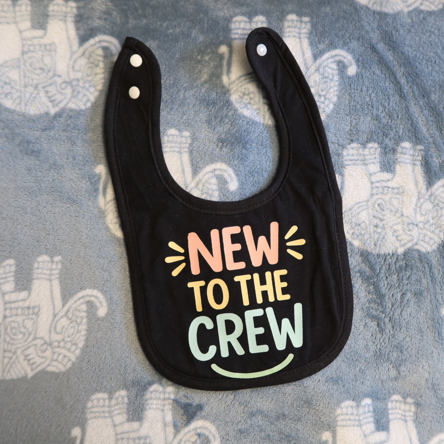 New to the Crew Baby Bib