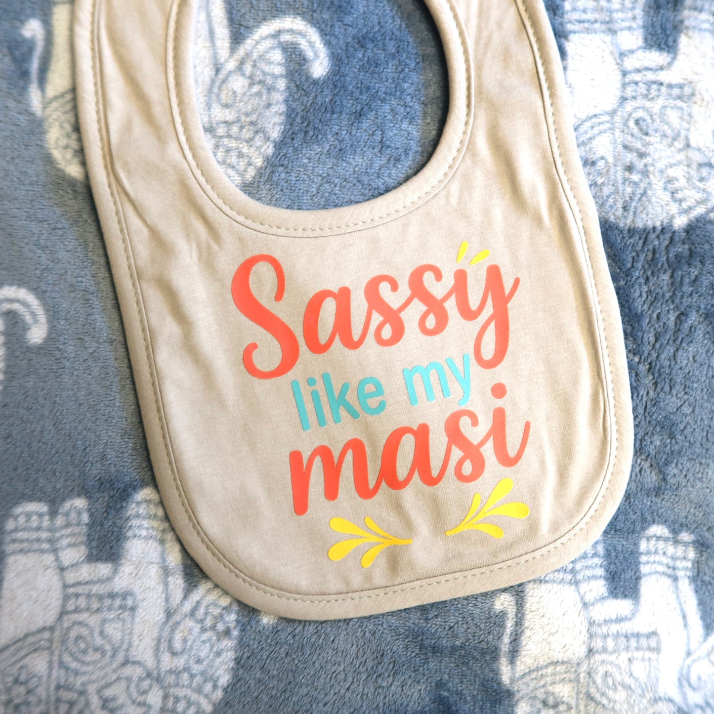 Sassy Like My Masi Baby Bib