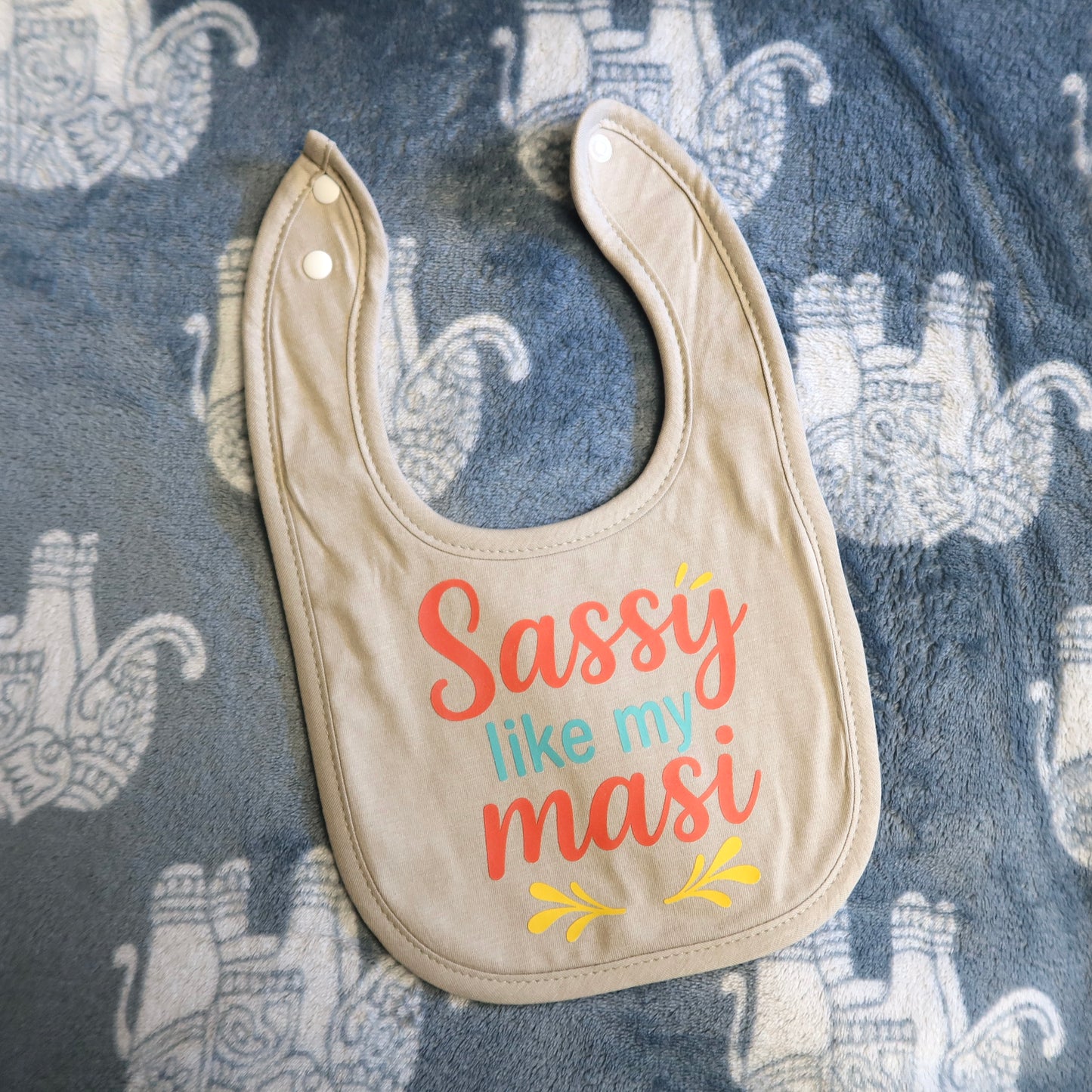 Sassy Like My Masi Baby Bib