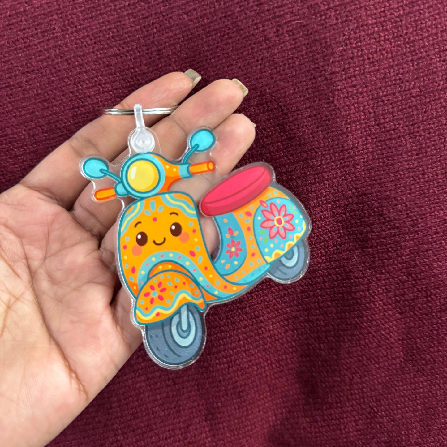 Decorated Scooter Keychain – SD Exclusive