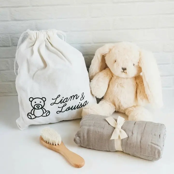 Liam & Louisa™ 3-Piece Snuggle Set - Bea Bunny - Gray