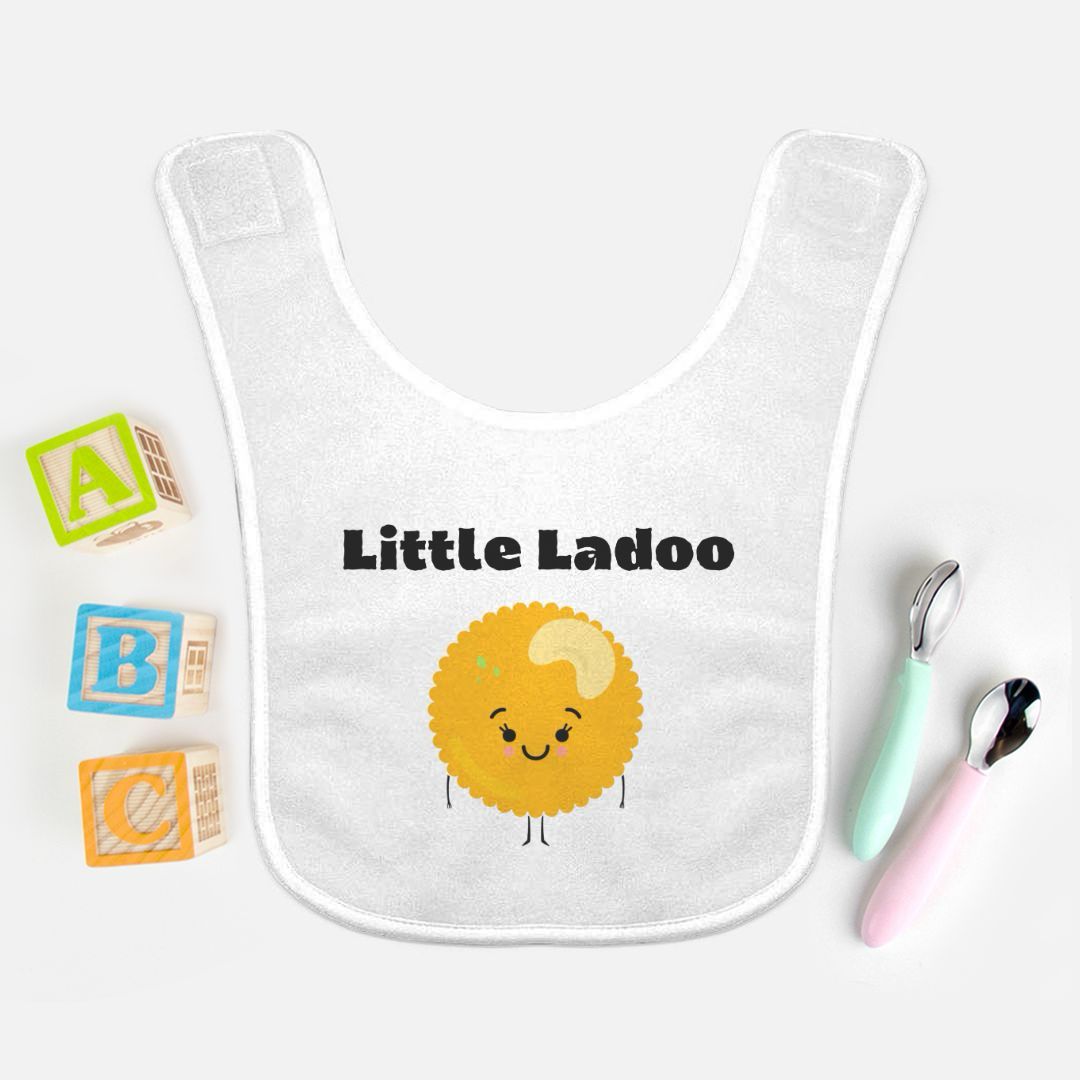 "Little Ladoo" Baby Bib