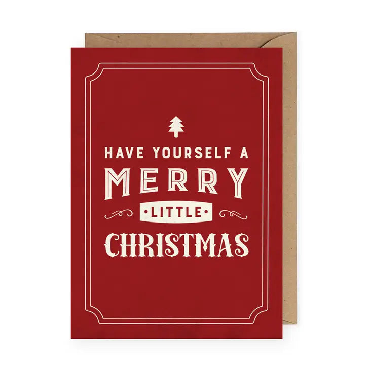 Merry Little Christmas Greeting Card