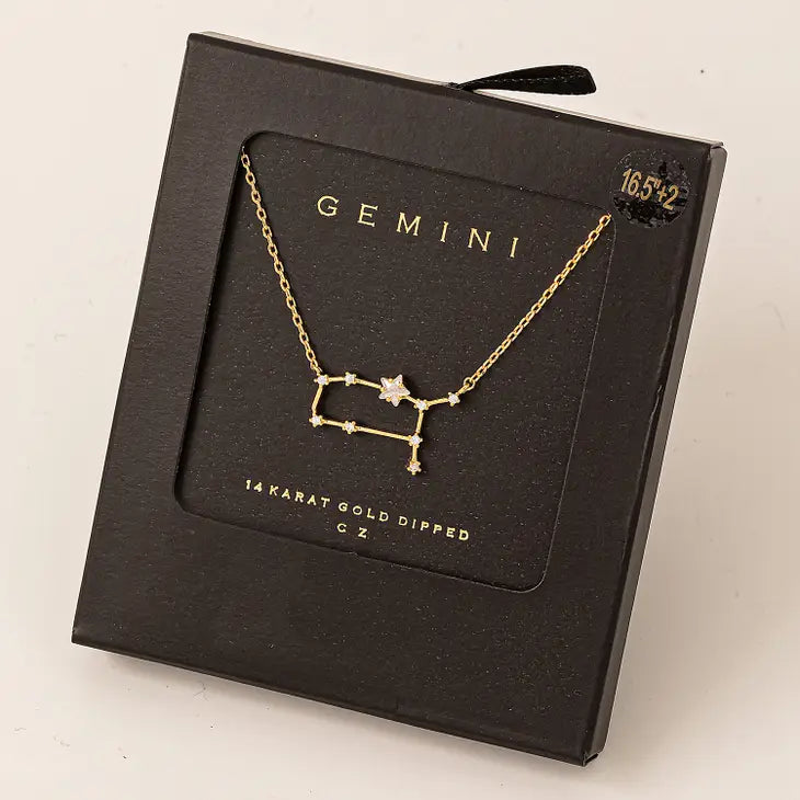 Secret Box Gemini Constellation Necklace