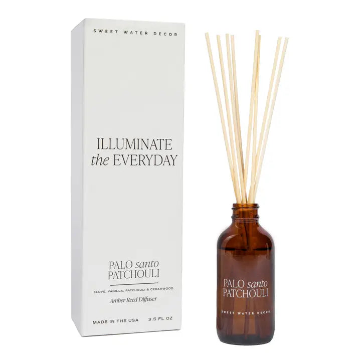 Palo Santo Patchouli Reed Diffuser - Home Decor & Gifts
