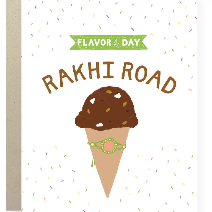 Rakhi Road Greeting Card