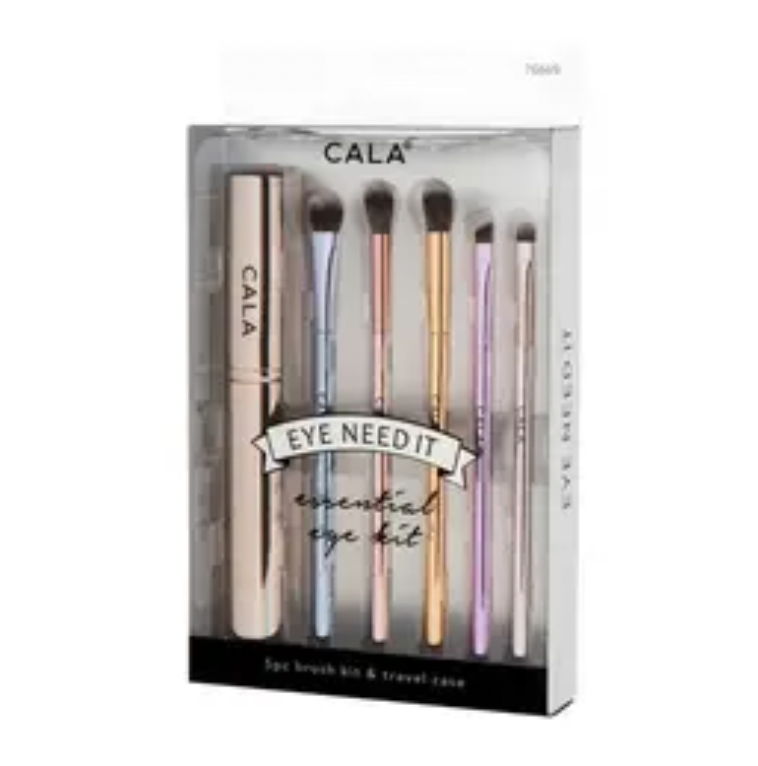 CALA Eye Need Metallic Pink Eye Brush Set