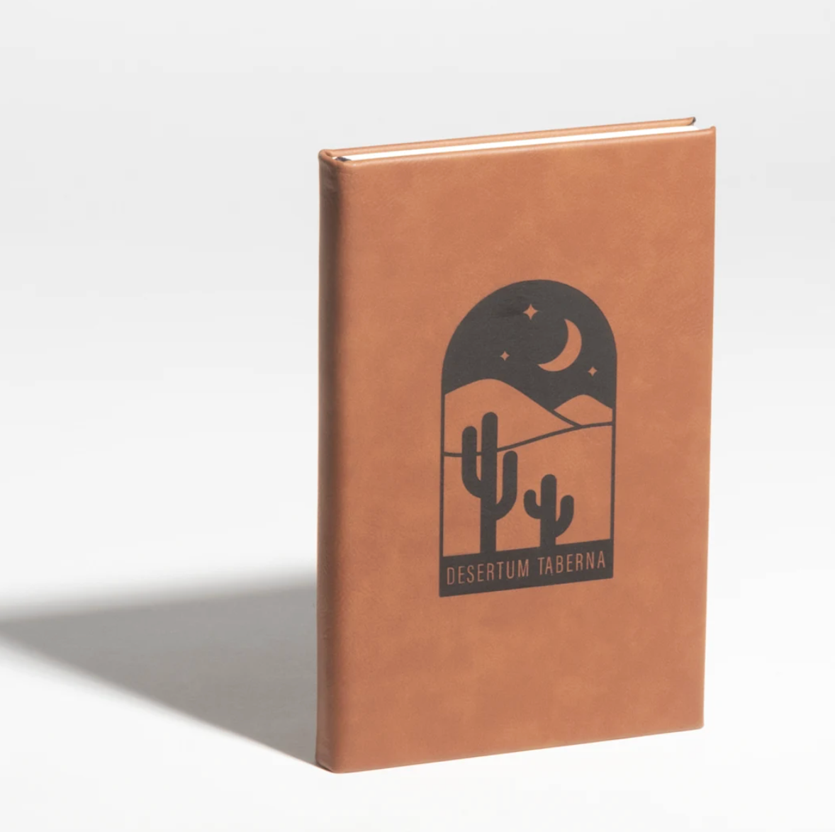 Your Custom Design: Faux Leather Journal Small - Teal with Black Foil