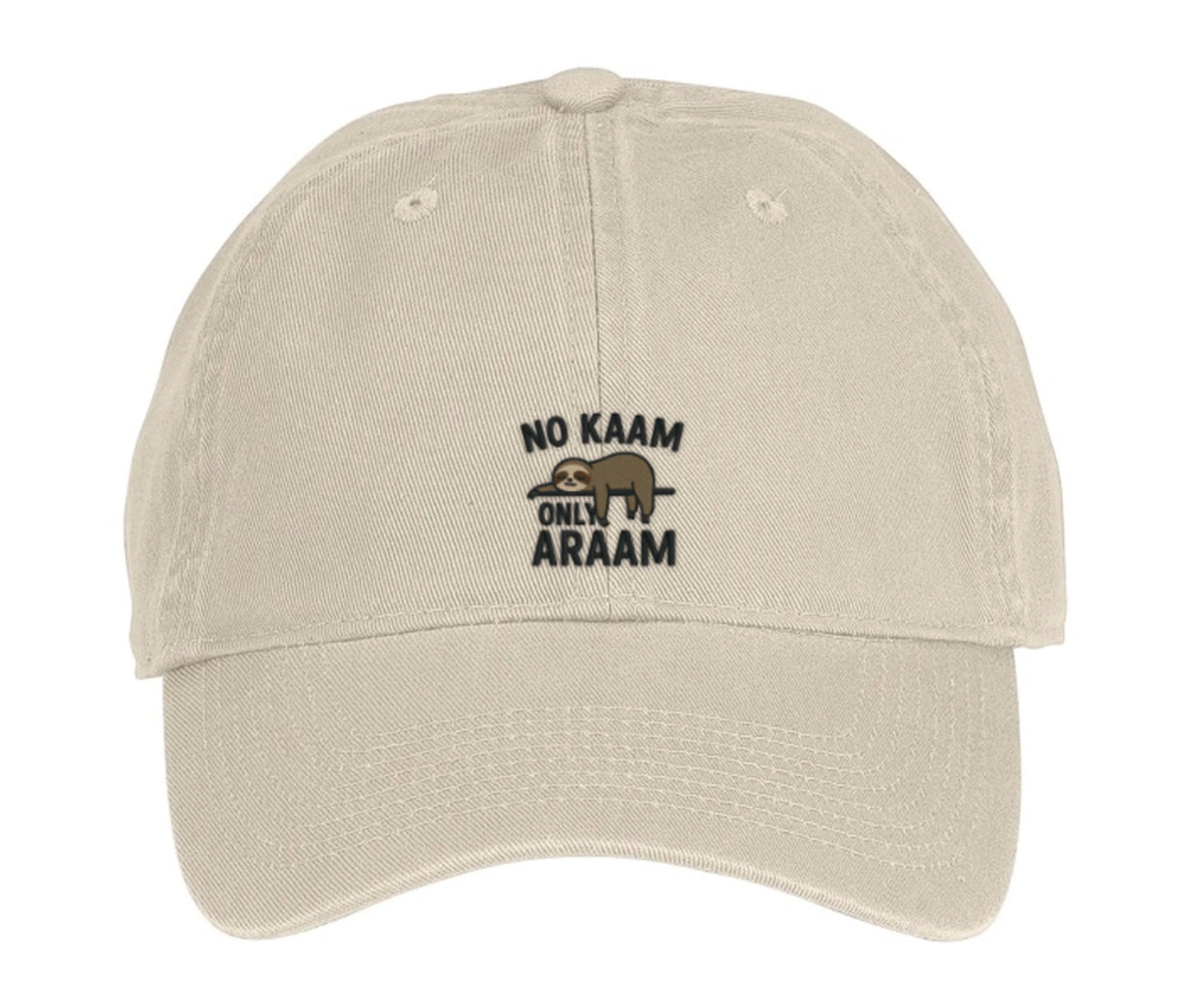 "No Kaam Only Araam" Baseball Cap – SD Exclusive
