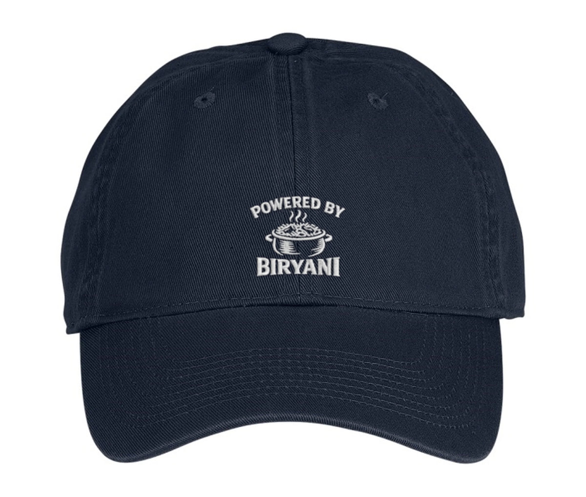 "Powered By Biryani" Baseball Cap – SD Exclusive