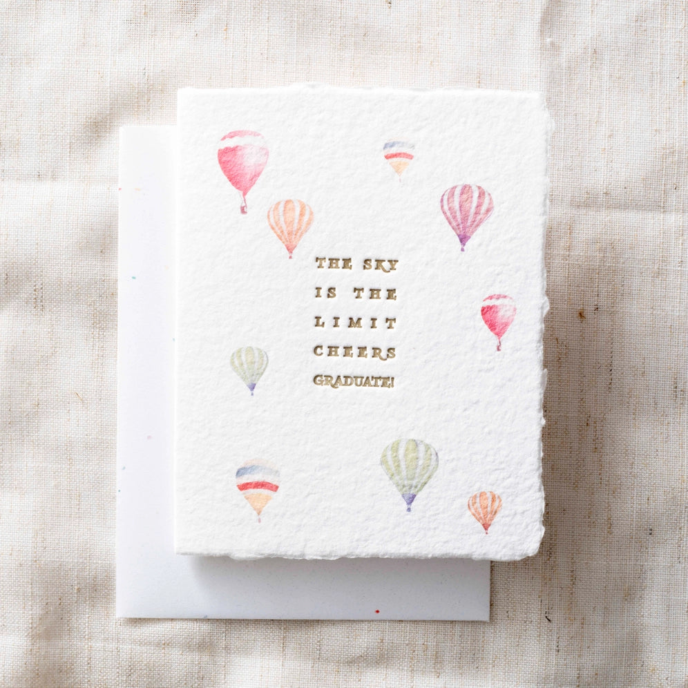 Sky Is the Limit. Cheers Graduate | Graduation Card