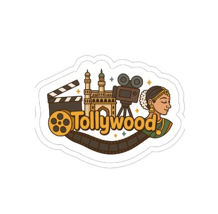 Tollywood 2x2 Sticker