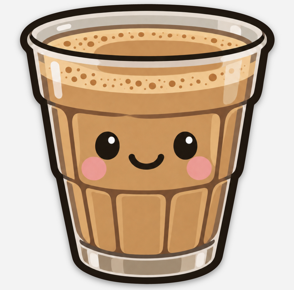 Cutting Chai Vinyl Sticker - SD Exclusive
