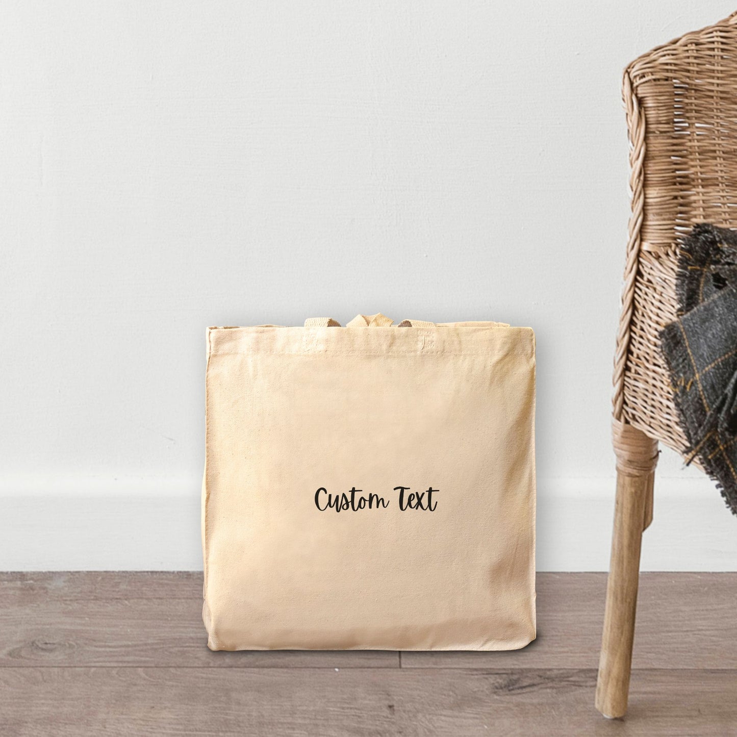 Custom Text - Tote Bag Heavy