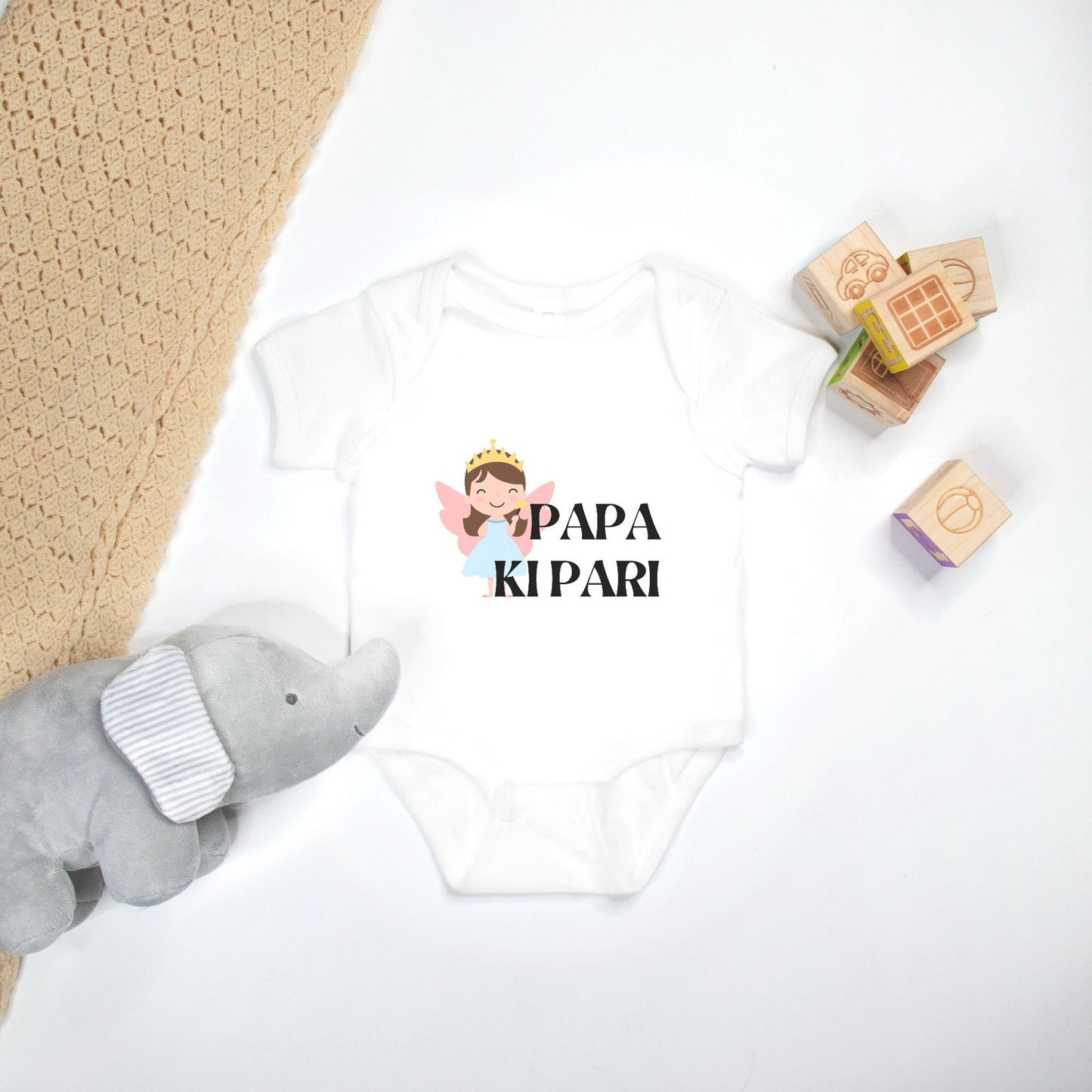 "Papa Ki Pari" Baby Onesie