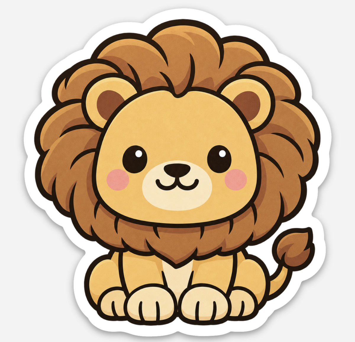 Sher Lion Vinyl Sticker - SD Exclusive