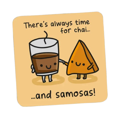 Chai & Samosa Coaster