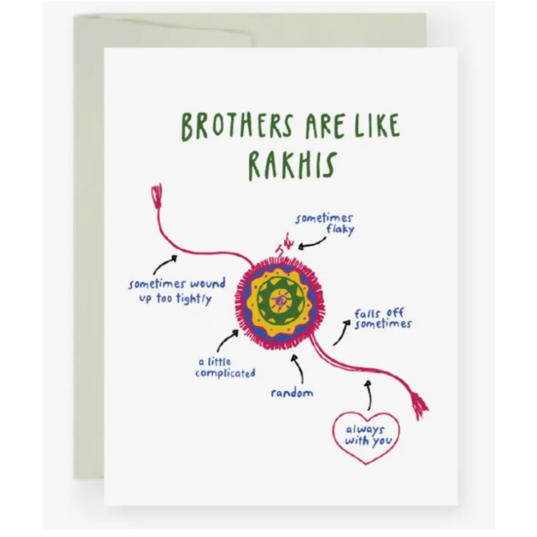 Brothers Are Like Rakhis Card