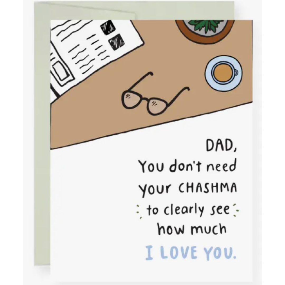 Dad'S Chashma Card