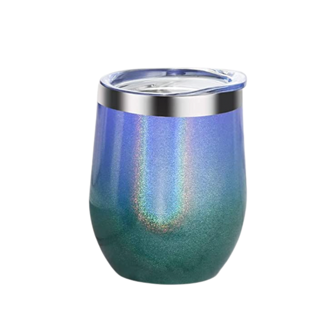 Stemless Wine Tumbler - Peacock